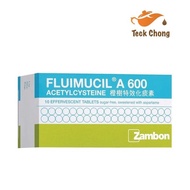 Zambon Fluimucil Effervescent Tablets 600mg 10pcs