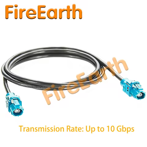 E6K10A-1CAZ5-Z Rosenberger H-MTD Gigabit Automotive Ethernet Cable, 100/1000BASE-T1 Media Converter 