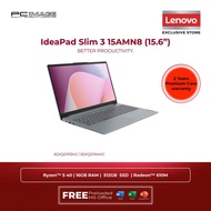 LENOVO IDEAPAD SLIM 3 15AMN8 82XQ01R3MJ/R4MJ(RYZEN5 40/16GB/512GB SSD/ Radeon 610M/15.6" FHD/W11H/HO