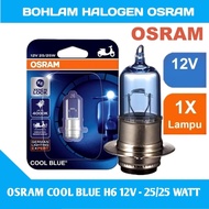 OSRAM Cool Blue H6 Headlight Bulb for Underbone and Automatic Motorcycles 12Volt, OSRAM Halogen Bulb