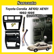 Android Player Casing 9" Inch Toyota Corolla AE100/ AE101 1992-1995 [AUTO AIR COND]