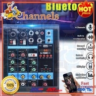 Mini Portable Live Audio Mixer Karaoke Dj 4 Channel