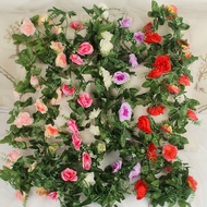10 Roses Vines Leaves Vines Artificial Flowers Artificial Flowers Artificial Plants Vines Vines Deco
