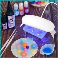 HO Epoxy Resin Curing Lamp 30s 60s Timer USB Charge LED UV Lamp Jewerly Making Tool