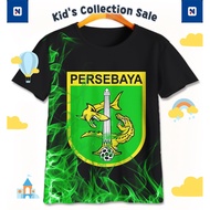 Indo Football Club Kids T-Shirt v7 Indonesian Football Club Shirt for Kids 3D Printing for Ages 1-12