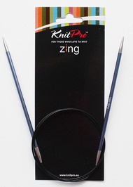 KnitPro Zing Knitting Needles 80cm 2.0mm to 8.0mm