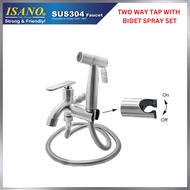 ISANO 1000TB 1/2" / 15MM Stainless Steel Two Way Tap With Hand Bidet Spray Set ,Bathroom Faucet