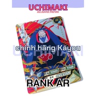 [UCHIMAKI] - Naruto rank AR" Kayou Card - Kayou Naruto rank "AR" CARDS - Naruto rank AR Kayou Card Set