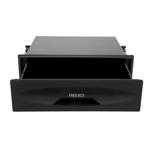 A82U-Universal Car Storage Box CX-38 Single Layer Auto Single Din Dash Radio Installation Pocket-Kit