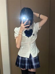 jk Uniform Suit Women Plus Size Sweet Spicy Narrow Waist Pure Desire Style Shirt Female Student Lace
