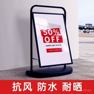 Papan poster luar ruangan, papan iklan tahan angin, papan poster berisi air, papan iklan, papan papa