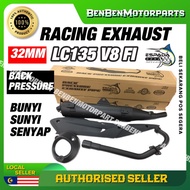 YAMAHA LC135 V8 FI FUEL INJECTION RACING EXHAUST EXZOS EJOS 32MM BACK PRESSURE ESPADA BUNYI SUNYI SE