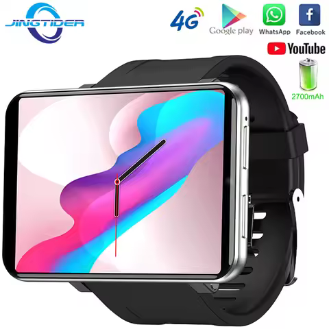 2.86" IPS HD Large Screen 4G Smart Watch DM100 Android 7.1 Smartwatch MTK6739 Quad Core 2700mAh Batt