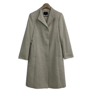 23Ku trois ViN arron Coat Size 3 beige Women Long Shoulder pads sleeves Direct from Japan Secondhand