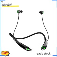 NICO KB-01 Wireless Headphones Neck Cable Headphones Clear Sound Calling Headphones Waterproof Sweat Resistant