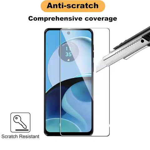 4PCS Tempered Glass for Motorola Moto G14 G54 G84 2.5D 9H Protective Transparent Screen Protector Fi