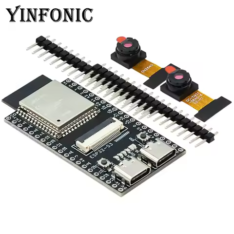 ESP32-S3 WROOM N16R8 CAM Development Board WiFi+Bluetooth Module with OV2640/5640 Camera Module