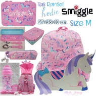 Smiggle Unicorn Bag Hodie Hat size M Kindergarten Children/School Bag Backpack Girl Kindergarten/Backpack School Smiggle Junior Hodie Unicorn