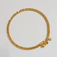 Anklet Exactly 916 Korean Gold Cop 916