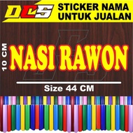 CUTTING STICKER RAWON RICE WRITING STICKER STICKER FOR SALES NAME ON WHEEL CART