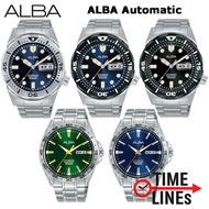 ALBA Active AUTOMATIC ของแท้ รุ่น รุ่น AL4353X AL4355X AL4357X monster AL4303X AL4305X AL4335X Nami AL4337X Yama นาฬิกาข้อมือผู้ชาย ออโต้ ประกัน1ปี AL AL4335 AL4337 AL4303 AL4305 AL4353 AL4355 AL4357