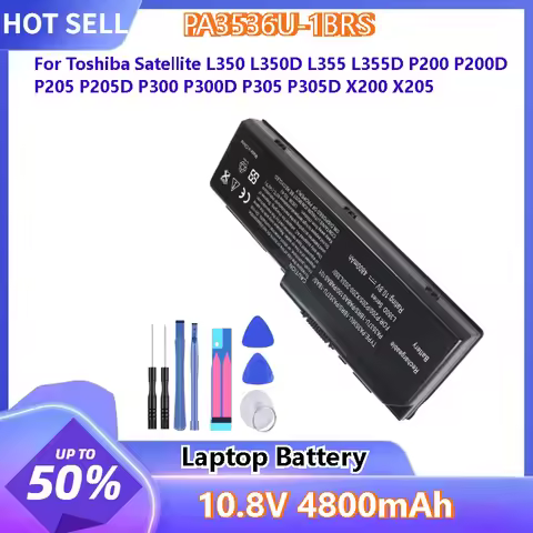 For Toshiba Satellite L350 P200D L350D L355 P200 X200 X205 P205 P300D P305 P305D New PA3536U-1BRS La