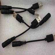 USB to DC5521 Female Socket to Male DC5521 5525 Connection Line Fishing Equipment Connection Line