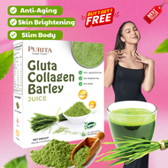 Purita Gluta Collagen Barley Juice Barley Grass Powder Original Glutathione for Detoxification Beautiful Skin Slimming