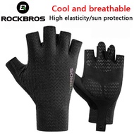 ROCKBROS Cycling Gloves Short Gloves Half Finger Gloves Antiskid Breathable Mitt