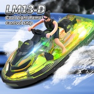 RC Motorboat 2.4G Light Remote Control Electric High Speed Yacht Boy Water Toy Boat,Kapal Kawalan, Kapal RC Mini, Kawalan Jauh, Set Hadiah boatrc