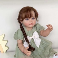 Boneka Dengan Ukuran 22inch Full Body Silikon Vinyl Reborn Balita