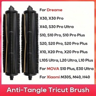 Stainless Steel TriCut Brush Without Battery For Dreame X40 Ultra/X30 Pro/X20 Pro/S10/S20 Pro Plus/L