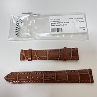 Cartier Tank Watch Strap 卡地亞 原裝啡色鱷魚皮錶帶