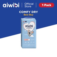 Aiwibi Baby Comfy Dry Diapers Tape & Pants (1Pack)
