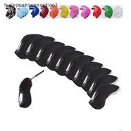 hugepeaknewsection1 10pcs/set Embroidery Number Golf Iron Head Covers Iron Headovers Wedges Covers N