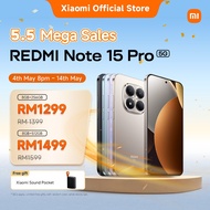 New REDMI Note 15 Pro 5G Smartphone | 8GB+256GB/8GB+512GB, Massive 6580mAh battery, Corning® Gorilla