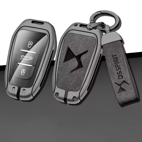 Zinc Alloy Car Key Case Cover Shell for DS DS7 DS5 DS6 DS9 New Energy DS4 Dias Protective Key Chain