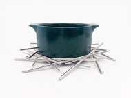 304不鏽鋼　鳥巢式鍋墊　蒸墊　儀式感　隔熱墊