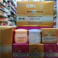 RDL Baby Face Whitening Night cream RDL Face Off Fade out cream day cream RDL Creams Set Cleansing S