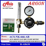 (ACS-NK-666-AR) ACO ARGON GAS MIG FLOW METER WELDING WELD FLOW METER REGULATOR - R-AR630 ACO ARGON 6