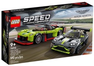 LEGO Speed Champions Aston Martin Valkyrie AMR Pro and Aston Martin Vantage GT3 76910