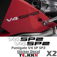 DUCATI Sticker, Panigale Motorcycle Engine Lower Side Panel Fairing Sticker, V4, V4 SP2 Letter Stick