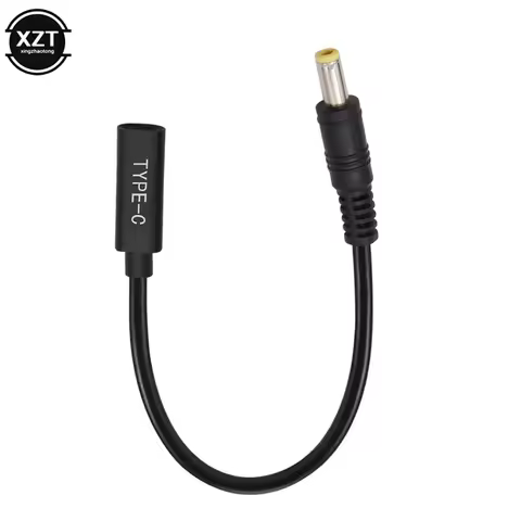 USB 3.1 Type C USB Female to DC 5.5*2.5 2.1 Male Power Charger Adapter Connector Adaptor for Lenovo 