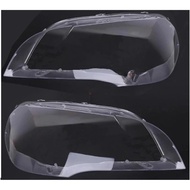 Car Front Headlight Cover Lens Compatible for BMW X5 E70 2007-2013 30i/35i/40i/48i/50i/35d/40d Glass