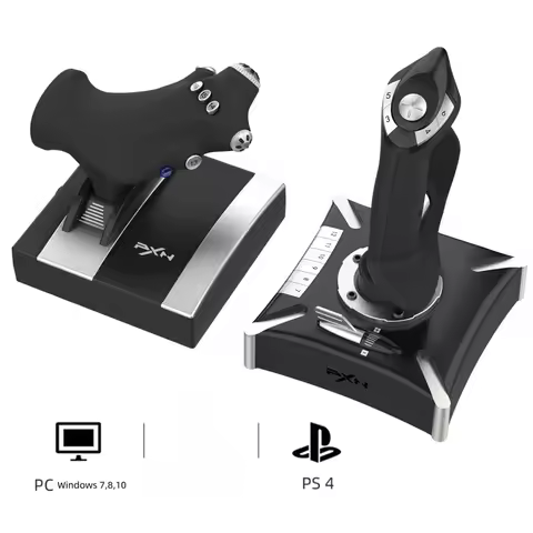PXN-2119II PRO Flight Joystick Vibration Game Controller Gaming Flight Stick Simulator Controller Su