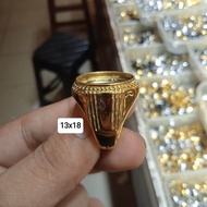 RING EMBAN TITANIUM SUPER WARNA GOLD SILVER HITAM