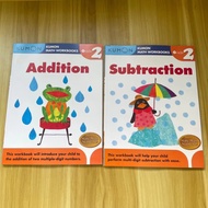 Kumon Math Workbooks for Grade1-4 (10 books) Addition and SubtractionDivision/ Multiplication/Decima