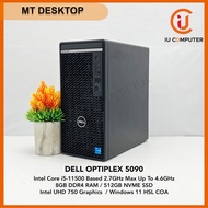 DELL OPTIPLEX 5090 MT INTEL CORE I5-11500 8GB RAM 512GB NVME SSD USED DESKTOP REFURBISHED PC