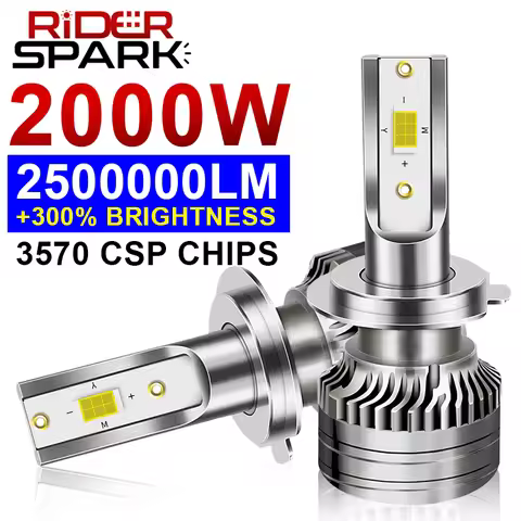 H4 H7 LED Canbus 2500000LM 2000W 5580 CSP Car Headlights H1 H11 LED Bulb 9005 9006 HB3 HB4 9012 HIR2