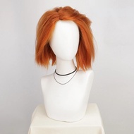 Anime Chucky Short Cosplay Wigs Chucky Heat Resistant Synthetic Cosplay Costume Wig Halloween Short 
